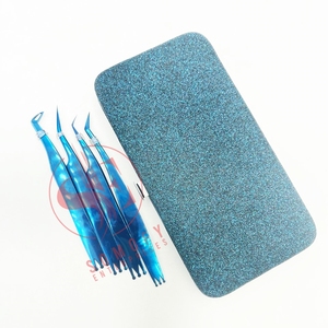 Pince à épiler professionnelle en acier inoxydable pour extension de cils Offre Spéciale pince à épiler avec emballage en boîte gratuite - Product Image 4