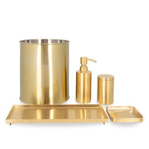 Juego de Baño de Metal de Estilo Contemporáneo para Baños de Apartamentos Modernos que Ofrece un Diseño Simple y Elegante - Product Image 6