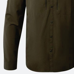 Chemise en flanelle de coton pour homme Chemise boutonnée à carreaux décontractée à manches longues Chemises en flanelle d'extérieur douces - Product Image 4