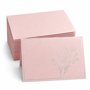 Biglietti di ringraziamento personalizzati, stampati digitalmente su cartoncino, con logo e personalizzazione. - Product Image 1