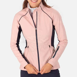 2025 femmes de qualité supérieure col montant Softshell imperméable extérieur veste respirant Polyester coupe-vent pour l'automne - Product Image 1