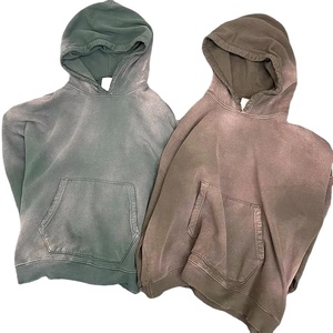 Sweat à capuche personnalisé délavé à l'acide Sweat à capuche hip hop délavé vintage pour hommes Street Wear Pullover Hoodies 2026 - Product Image 5