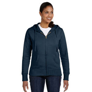 เสื้อฮู้ดดี้ผ้าฝ้ายแท้ 100% หนานุ่ม คุณภาพสูง ซิปหน้า บุซับในกันหนาว ย้อมสีแบบ Garment Dyed เป็นมิตรต่อสิ่งแวดล้อม สำหรับผู้หญิง - Product Image 1