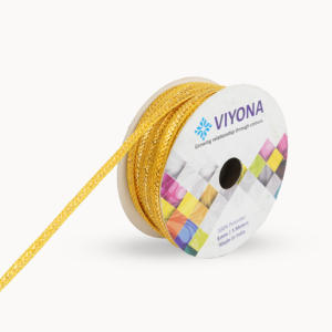 Exclusivo patrón de ondas metálicas adorno de encaje decorativo 8mm poliéster oro cobre bronce plata mezcla brillante elegante rollo para prendas - Product Image 4