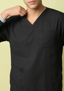 Combinaison de travail en spandex à prix avantageux, couleur unie d'origine, extensible, coupe ajustée, haut et pantalon de jogging, uniforme de travail - Product Image 6