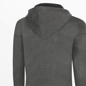 Pull à capuche court Sherpa chaud et confortable pour femme-Sweat-shirt en polaire de haute qualité-Idéal pour la randonnée hivernale et les vêtements décontractés - Product Image 6