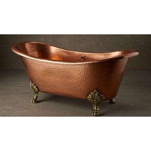 Copper bathtubs offer a blend of traditional metallurgy warmth of copper enhances the comfort of long immersive <b>baths</b> - Product Image 4
