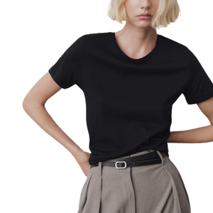 Camiseta de Algodón de Alta Calidad para Hombre y Mujer, con Logotipo Personalizado, Estampado Floral, Color Personalizado, Corte Holgado, Transpirable, Teñido Liso para Verano - Product Image 1