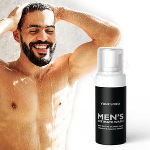 Lavado íntimo orgánico para hombres con <span class=keywords><strong>aloe</strong></span> <span class=keywords><strong>vera</strong></span> y aceite de árbol de té, uso diario equilibrado de pH-Control de picazón/olor, etiqueta privada y OEM - Product Image 1