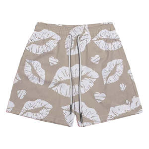 กางเกงขาสั้นบาสเก็ตบอลหนาสำหรับผู้ชายฤดูร้อนตามสั่งตาข่ายโพลีเอสเตอร์ระบายอากาศได้พิมพ์ลาย5นิ้วกระเป๋าถักขนาดกลางยืดหยุ่นสองชั้น - Product Image 5