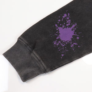 Sweat à capuche à manches longues personnalisé pour hommes de haute qualité 100% coton polaire vêtements de sport fermeture éclair bouffée imprimé Design à la mode hiver - Product Image 2