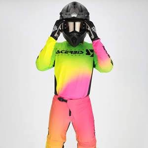 Jersey de Carreras Acerbis J-TRACK STABI MX, Transpirable, Impermeable, Cortavientos, Traje de Motociclismo con Nombre del Equipo Impreso para Uso en ATV - Product Image 1