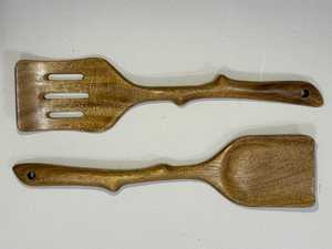 ชุดเครื่องครัวไม้อาเคเซียสำหรับทำอาหารและเสิร์ฟงานทำมือในอินเดีย - Product Image 2