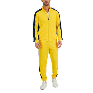 Giacca Sportiva da Uomo ID Ideology in Maglia Traspirante Gialla Vestibilità Regolare in Vera Pelle PU per Primavera Disponibile Taglia L - Product Image 1