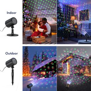 <span class=keywords><strong>Proyector</strong></span> de luces para interiores y exteriores, <span class=keywords><strong>proyector</strong></span> de luz roja y verde con patrones decorativos de <span class=keywords><strong>Navidad</strong></span> para Patio y jardín - Product Image 4