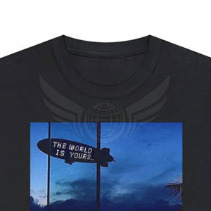 T-shirt à manches courtes pour hommes avec impression de logo personnalisé de bonne qualité - Product Image 4