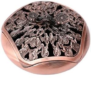 กระถางธูปโลหะสีโรสโกลด์ขนาดเล็ก,ที่ใส่ธูปหอมเผาที่ทำด้วยมือปรับแต่งได้สำหรับบ้านสำนักงาน - Product Image 1