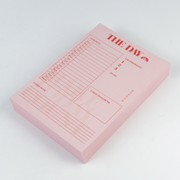 Nouveau design détachez facilement les blocs-notes papeterie cahier imprimé hôtel d'affaires bloc-notes Journal cahier impression