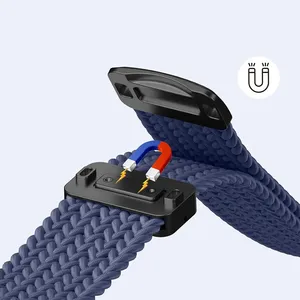 Correa de reloj de nailon elástico con hebilla magnética de liberación rápida para Huawei <span class=keywords><strong>Watch</strong></span> GT6Pro <span class=keywords><strong>46mm</strong></span> 22mm 20MM correa de reloj para <span class=keywords><strong>Galaxy</strong></span> 6 <span class=keywords><strong>5</strong></span> Classic - Product Image 5