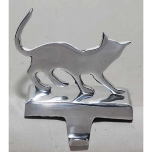 Porte-chaussettes de Noël en forme de flocon de neige blanc antique, crochet décoratif en fer, finition vieillie, accessoire festif pour la décoration de la maison - Product Image 6