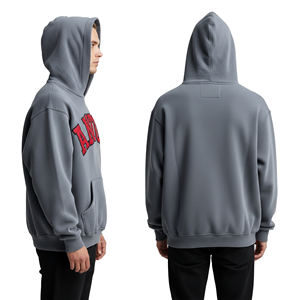 High Quality Custom Logo Pocketed Hoodies Unisex Premium Embroidery Women Hoodies 500 GSM Heavyweight Embroidery <b>Hoodie</b> - Product Image 3