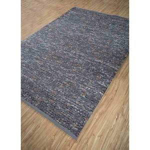 Tapis en laine tissée plate Abrash gris et noir Sdwc-18, motif abstrait rayé, rectangulaire, pour salon, idéal pour adolescents et usage domestique - Product Image 2