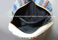 Sac à dos en chanvre fait main, style ethnique bohème vintage anglais, écologique, durable, grand format pour ordinateur portable, idéal pour l'école et le quotidien – Vente chaude