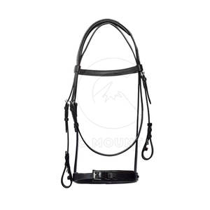 Riendas de caballo de cuero genuino de alta calidad para uso ecuestre Riendas de caballo ecuestre de cuero personalizadas - Product Image 2