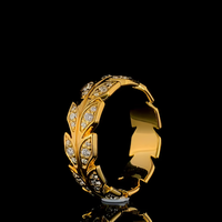 Vala Brothers Anneau segmenté torsadé à charnière en or massif 18K pour femme, style ethnique, piercing clicker pour hélix et daith, avec diamant de laboratoire