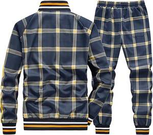 Chándal de moda 2025, chándal de manga larga transpirable de alta calidad para hombres, 100% de algodón - Product Image 4