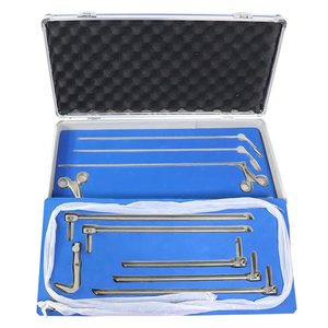 ชุดเครื่องมือส่องกล้องผ่าตัดแบบใช้มือทำจากสแตนเลสคุณภาพสูง ปี 2023 ใช้ซ้ำได้  แบบกำหนดเองได้ สำหรับตรวจหู คอ จมูก  วัสดุพลาสติก - Product Image 1