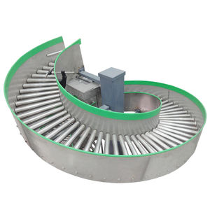 Trasportatore a Spirale Verticale a Gravità in Acciaio al Carbonio di Alta Qualità per Magazzini e Industrie, Trasportatore a Sollevamento Alternato - Product Image 2