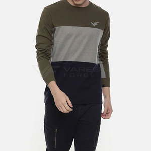 เสื้อสเวตเชิ้ตผู้ชายทรงลำลองสุดฮิต เหมาะสำหรับชุดลำลองและสไตล์สตรีททันสมัย ผลิตจากผ้าฝ้ายผสม - Product Image 3