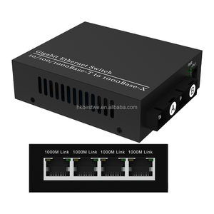 Buen Precio, Convertidor de Fibra Óptica a Ethernet SMF de Fibra Única 2SC 4RJ45, 10/100/1000Mbps - Product Image 3