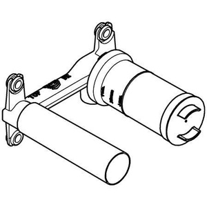 Cuerpo de Instalación Universal Oculto Grohe de 1/2 Pulgada para Grifos de Lavabo de 2 Orificios - Product Image 4