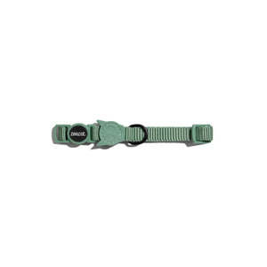 Collar Personalizado para Perro y Gato en Verde Militar, Estilo Moderno y Occidental, Diseño Sólido y Estampado en Poliéster con Luces - Product Image 1