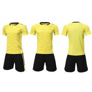 Traje de entrenamiento de fútbol de manga corta personalizable Ropa deportiva de fútbol para hombres y mujeres Uniforme de pantalones cortos de Jersey personalizado - Product Image 4