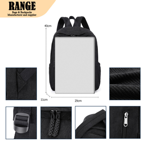 Mochila Escolar de Pana <span class=keywords><strong>2026</strong></span>, Mochila Universitaria para Estudiantes, Niños y Niñas, Capacidad de 13L, con Compartimento Antirrobo para Laptop - Product Image 4