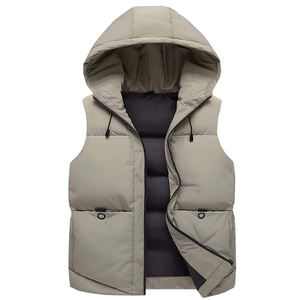 Customized <b>Men</b> Puffer Vest Lightweight Zip Up Sleeveless Jackets Outdoor Puffy Winter Outerwear waistcoat for <b>Running</b> Golf <b>gilet</b> - Product Image 2