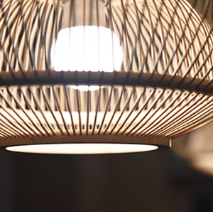 NUEVOS ARTÍCULOS Vietnam Decoración de la casa hecha a mano Lujo Minimalista Ratán y bambú Techo Colgante Luces - Product Image 2