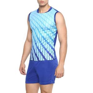 Venta al por mayor personalizar conjuntos de voleibol de poliéster para hombres con corte automatizado Beachball Netball uniforme para hombres - Product Image 5