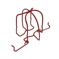 Double crochet en acier au carbone chromé rouge 1/2" IPS pour la lutte contre les incendies de classe A/B, marque QF SG1232CP/SG1232R TW
