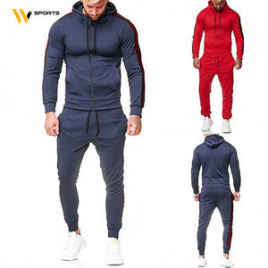 Conçu sur mesure pour hommes grande taille 100% coton survêtement coupe ajustée jogging fitness survêtements d'hiver - Product Image 4