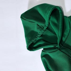 Mujeres de calidad Causal Sólido Sudaderas con capucha de manga larga Oversize Crop Half Zip Pullover Sudadera para mujeres de Bangladesh - Product Image 3