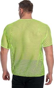 Hommes Sexy Sous-Vêtements Chemises T-shirt à manches courtes Mesh Sheer Top Undershirt Vêtements de nuit Surdimensionné Sérigraphie Graphique Coton Wear - Product Image 2