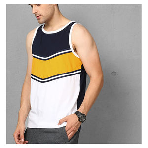 Débardeur en coton pour homme, vêtements de sport, fournisseur en gros, débardeur athlétique respirant, logo personnalisé disponible, service OEM - Product Image 3