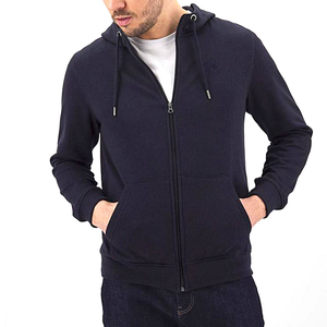 Sweat à capuche personnalisé OEM de meilleure qualité pour hommes, sweat-shirt ample de couleur unie, fermeture éclair complète, confortable et élégant - Product Image 6