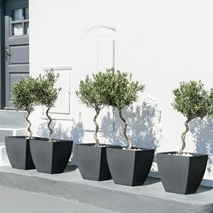 Pot carré Latia MIDL 40x40 en terre cuite - Product Image 2