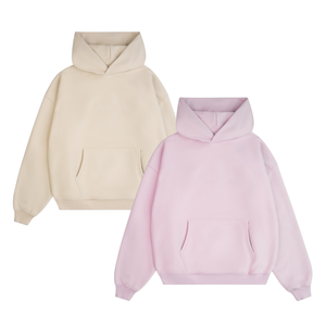 Sweatshirt à capuche doux sur la peau Hommes Sweat-shirt unisexe Ensembles de vêtements pour hommes 370Gsm Heavyweight Streetwear Hoodie Made In Vietnam - Product Image 1