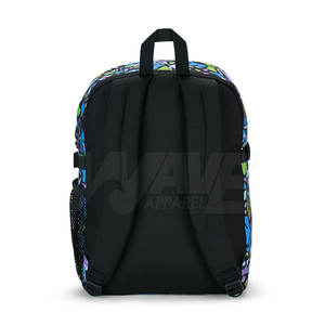 Gran oferta, mochilas escolares con patrón de letras ligeras Unisex, logotipo personalizado hecho en Pakistán, forro de poliéster, cierre de cremallera en línea - Product Image 2